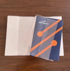 Bìa sách trong suốt đơn giản