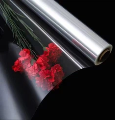 Phim cuộn hoa trong suốt